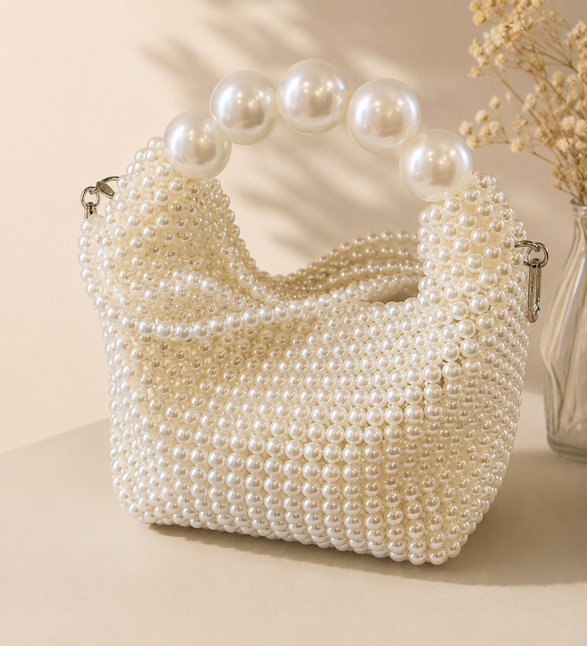 Off White Pearl bag